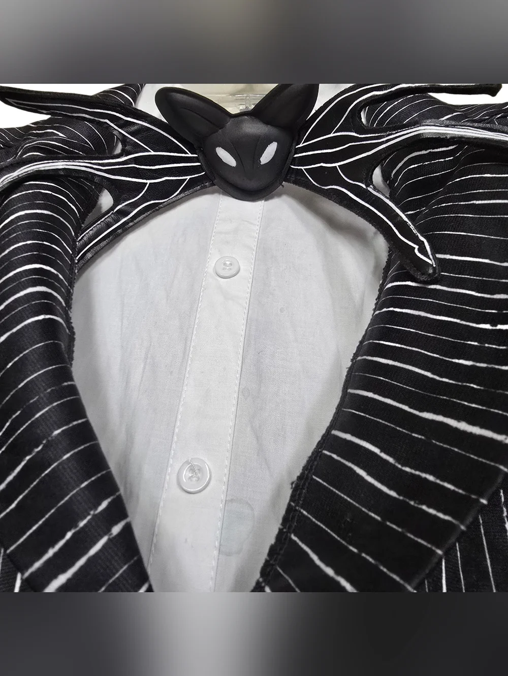 Disney The Nightmare Before Christmas Jack Skellington Costume Outfit One Piece - Picture 3 of 10